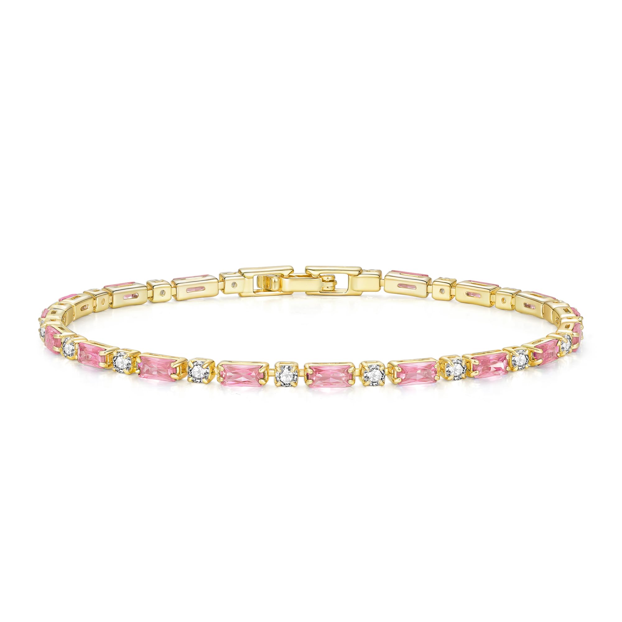 CiNily Adjustable Tennis Bracelets for Women Teen Cubic Zirconia Bracelet