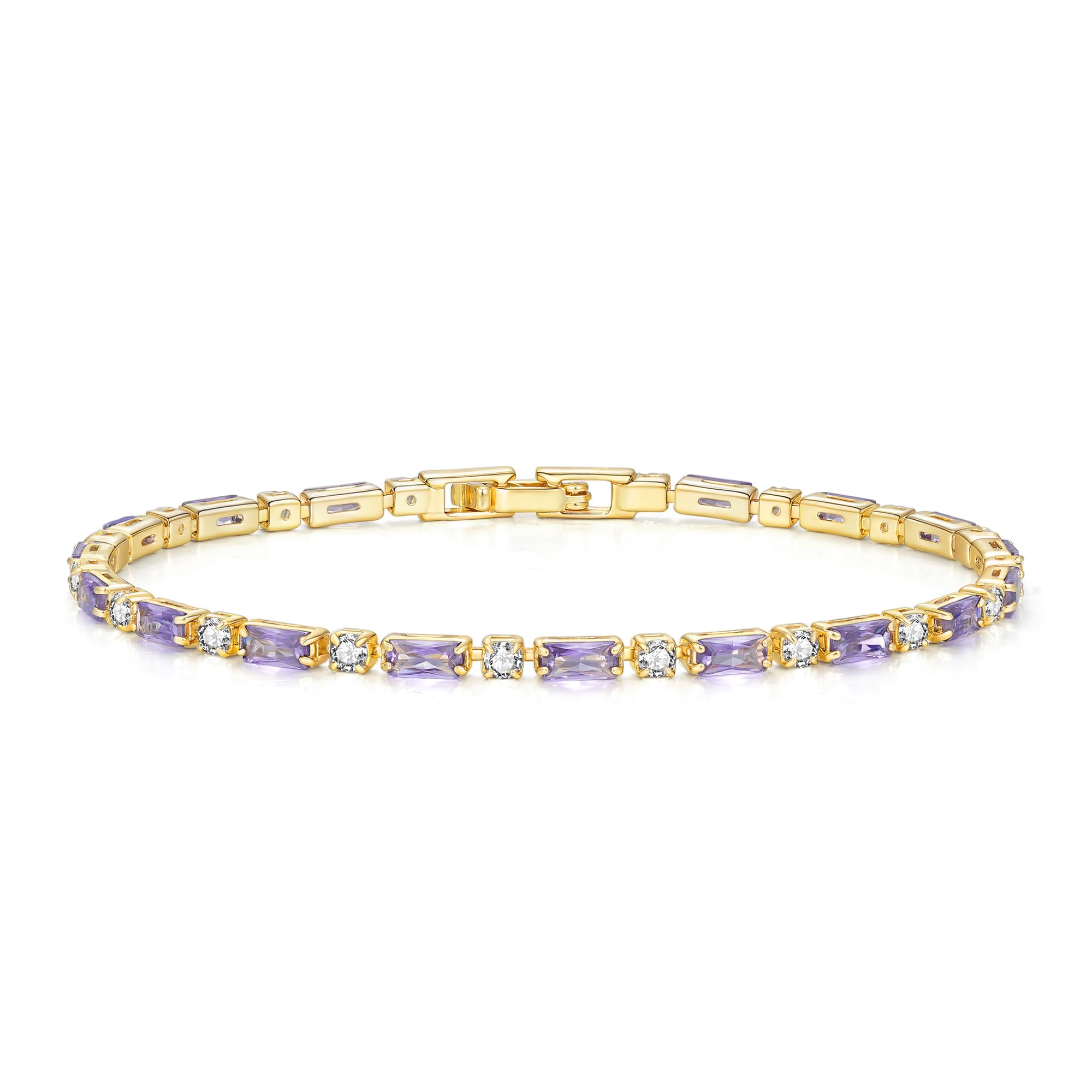 CiNily Adjustable Tennis Bracelets for Women Teen Cubic Zirconia Bracelet