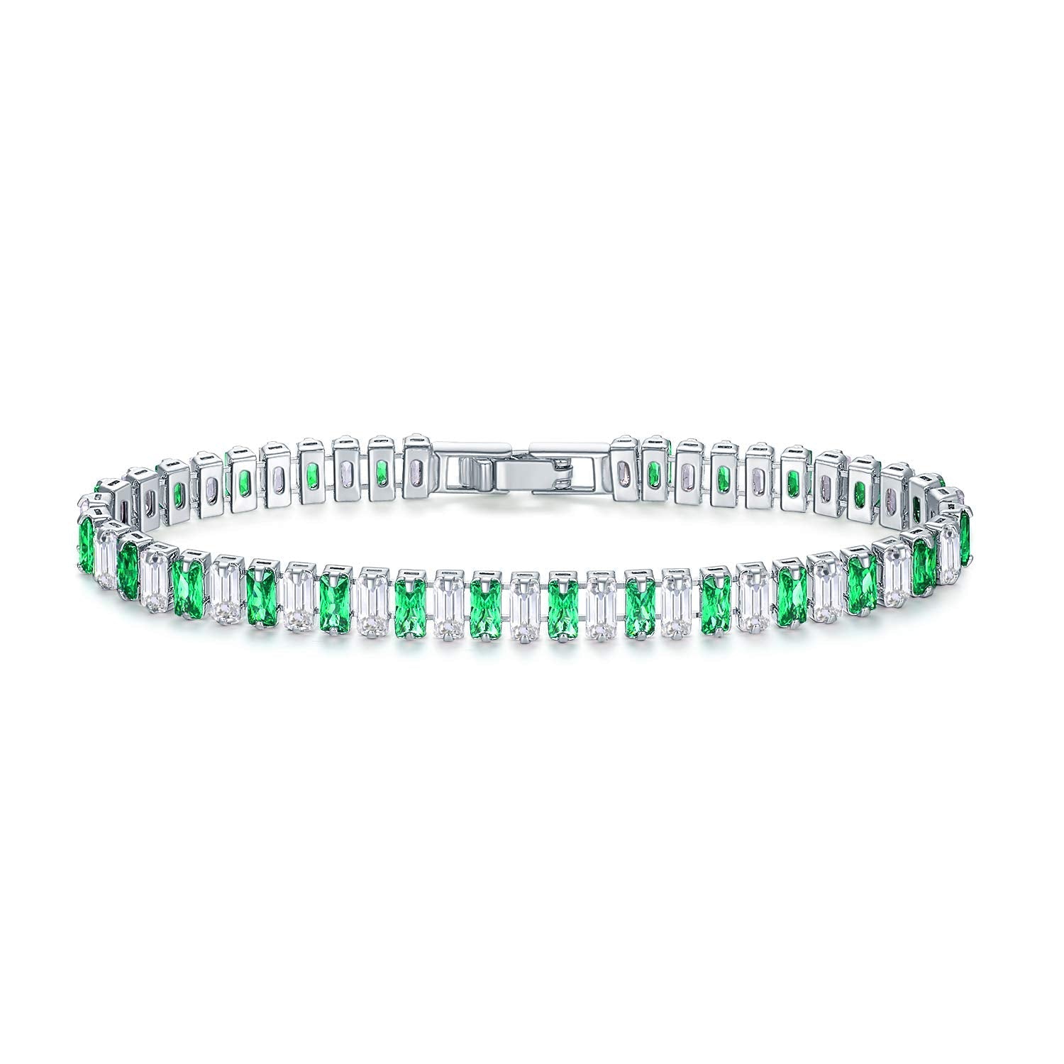 CiNily Adjustable Tennis Bracelets for Women Teen Cubic Zirconia Bracelet