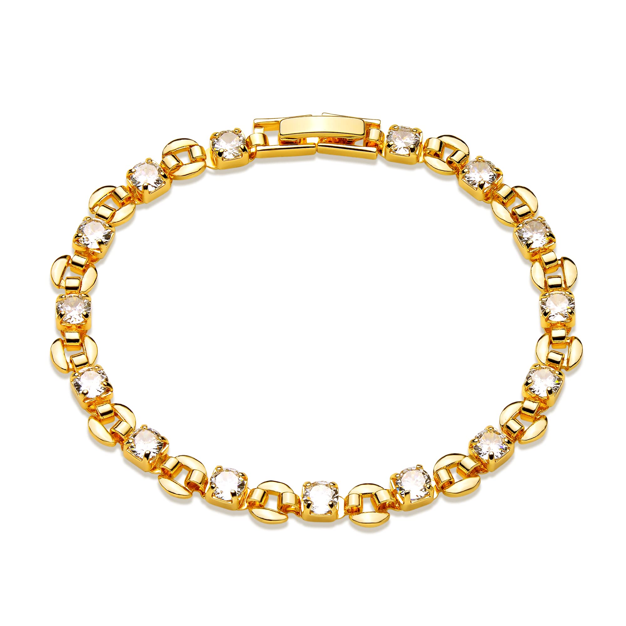 MEVECCO Dainty Chain Bracelets for Women, Layered and Charm Styles